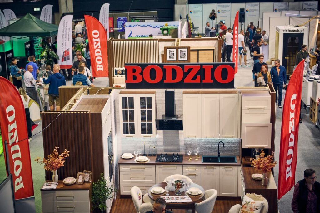 Stoisko Bodzio z ekspozycją kuchni